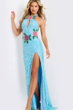 Long Dresses|Plus Sized Dresses^Jovani 46086