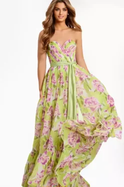 Long Dresses|Plus Sized Dresses^Jovani 48468 Print