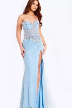 Long Dresses|Plus Sized Dresses^Jovani 49363 Light-Blue