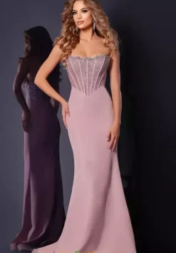 Fitted|Long Dresses^Jovani D5310 Blush