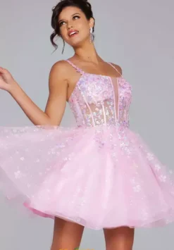 Bat Mitzvah|8Th Grade Dance^Jovani Short 40501 Pink
