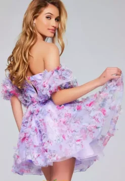 Bat Mitzvah|8Th Grade Dance^Jovani Short 40330 Lilac