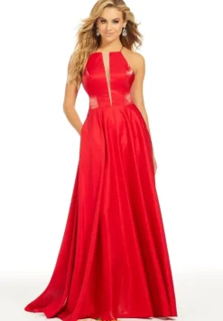 A Line|Plus Size^Just Peachy 41009 Red