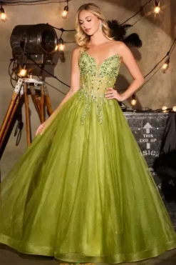 Plus Sized Dresses|Long Dresses^Ladivine by Cinderella La Divine by Cinderella CD721