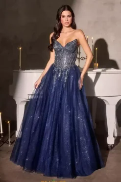 Plus Sized Dresses|Long Dresses^Ladivine by Cinderella La Divine by Cinderella CD721