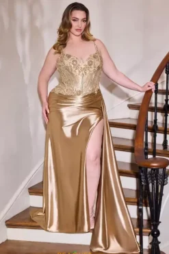 Quince Guest Dresses|Plus Size^Ladivine by Cinderella La Divine by Cinderella CDS556C