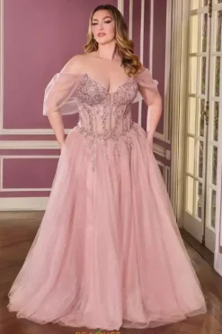 Long Dresses|Plus Sized Dresses^Ladivine by Cinderella La Divine by Cinderella CD721C