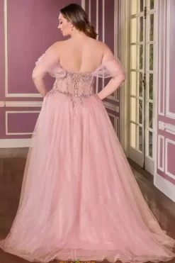 Long Dresses|Plus Sized Dresses^Ladivine by Cinderella La Divine by Cinderella CD721C