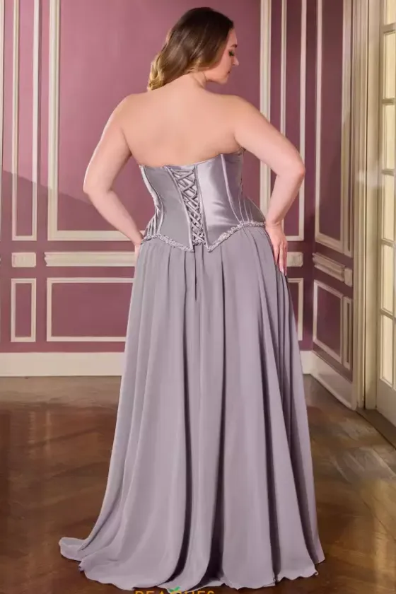 Quince Guest Dresses|Plus Size^Ladivine by Cinderella La Divine by Cinderella CD668C