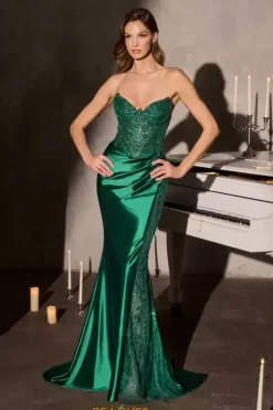 Military Ball|Quince Guest Dresses^Ladivine by Cinderella La Divine by Cinderella CC9031