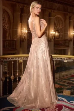 Long Dresses|Plus Sized Dresses^Ladivine by Cinderella La Divine by Cinderella CC474 Mocha Gold