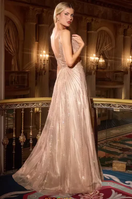 Long Dresses|Plus Sized Dresses^Ladivine by Cinderella La Divine by Cinderella CC474 Mocha Gold