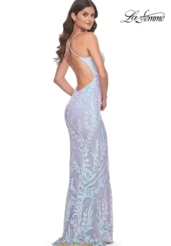 Fitted|Long Dresses^La Femme 31944