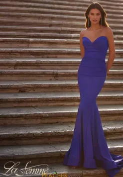 Fitted|Long Dresses^La Femme 32289