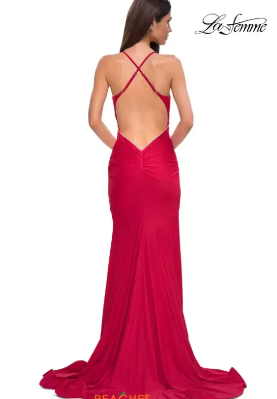 Fitted|Long Dresses^La Femme 32918