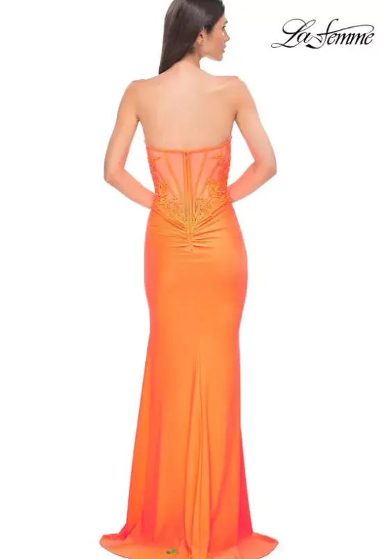 Fitted|Long Dresses^La Femme 32981