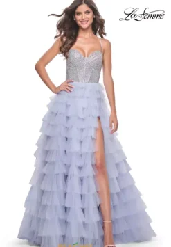 Long Dresses|Plus Sized Dresses^La Femme 32335