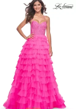 Long Dresses|Plus Sized Dresses^La Femme 32335