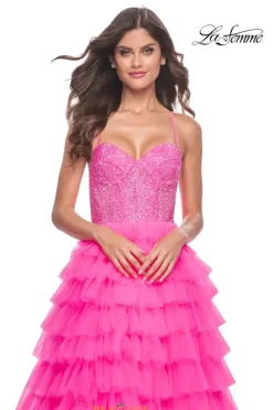 Long Dresses|Plus Sized Dresses^La Femme 32335