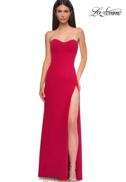 Fitted|Long Dresses^La Femme 32829