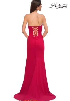 Fitted|Long Dresses^La Femme 32829