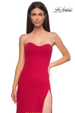 Fitted|Long Dresses^La Femme 32829