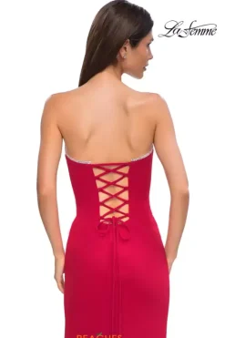 Fitted|Long Dresses^La Femme 32829