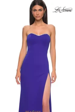 Fitted|Long Dresses^La Femme 32829