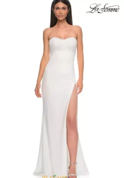 Fitted|Long Dresses^La Femme 32829