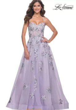 Sweet Sixteen|Long Dresses^La Femme 32221 Lavender