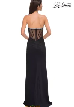 Fitted|Long Dresses^La Femme 32825