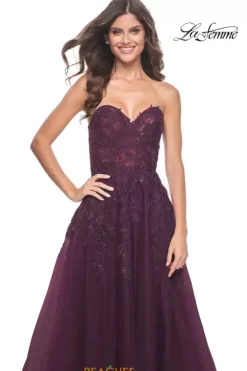 Long Dresses|Plus Sized Dresses^La Femme 32304