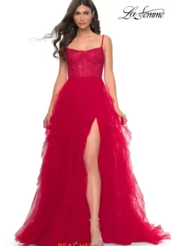 Long Dresses|Plus Sized Dresses^La Femme 32233