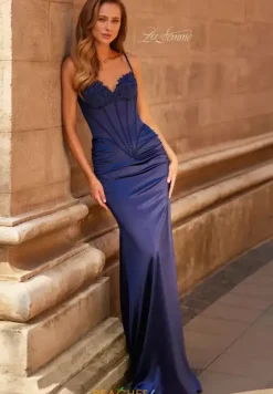 Fitted|Long Dresses^La Femme 33610