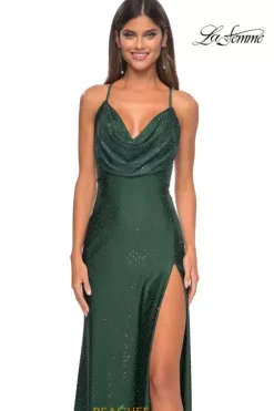 Sexy|Fitted^La Femme 31221 Dark Emerald