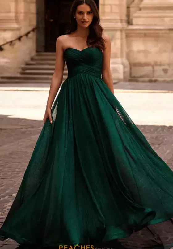 A Line|Long Dresses^La Femme 32382