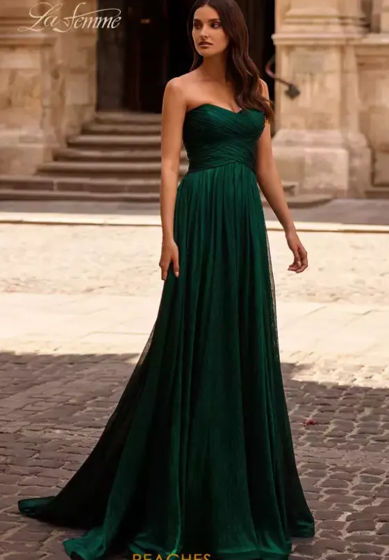 A Line|Long Dresses^La Femme 32382