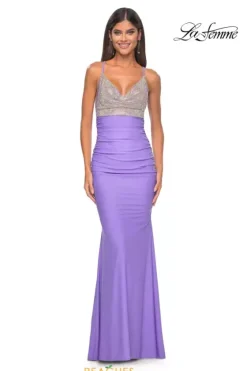 Fitted|Long Dresses^La Femme 32320