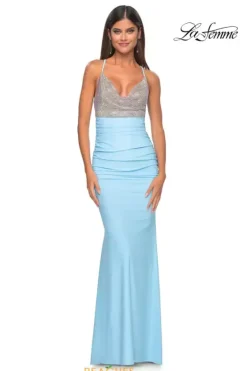 Fitted|Long Dresses^La Femme 32320
