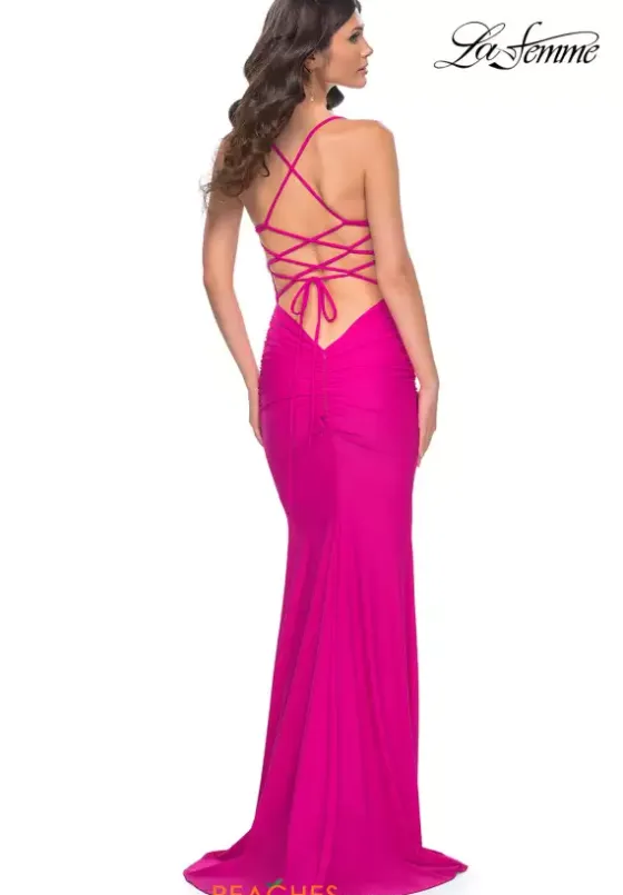 Fitted|Long Dresses^La Femme 32320