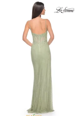 Fitted|Long Dresses^La Femme 32236