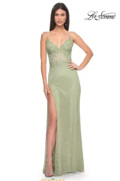 Fitted|Long Dresses^La Femme 32236