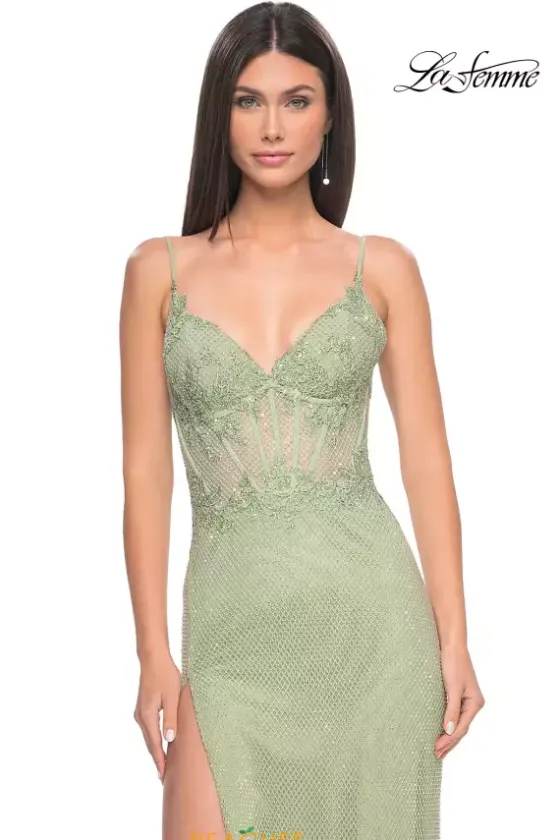 Fitted|Long Dresses^La Femme 32236