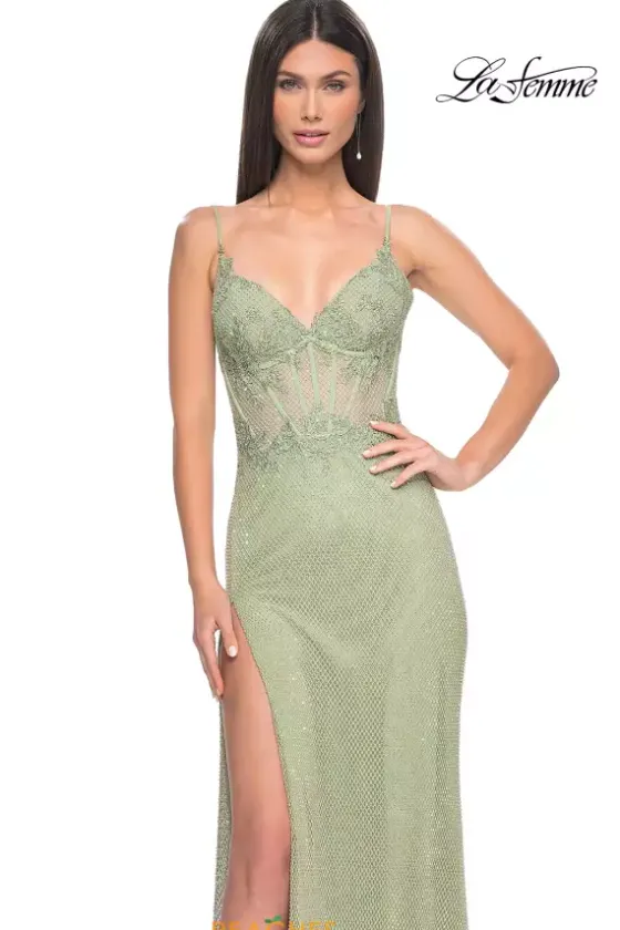 Fitted|Long Dresses^La Femme 32236