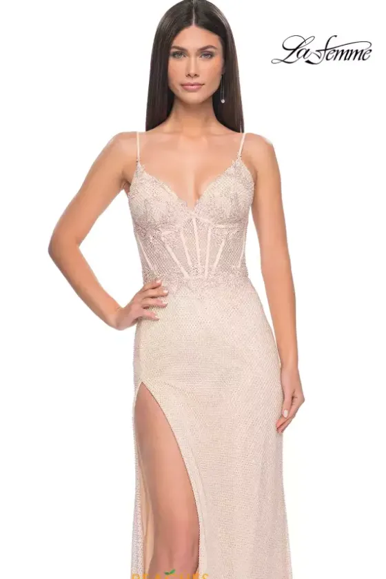 Fitted|Long Dresses^La Femme 32236