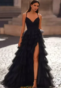 Long Dresses|Plus Sized Dresses^La Femme 32086