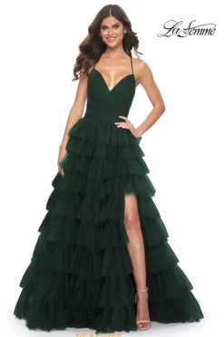 Long Dresses|Plus Sized Dresses^La Femme 32086