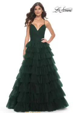 Long Dresses|Plus Sized Dresses^La Femme 32086