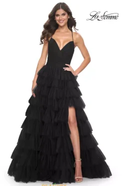 Long Dresses|Plus Sized Dresses^La Femme 32086