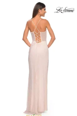 Fitted|Long Dresses^La Femme 32227